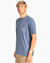 Billabong Mens SS Cotton T-Shirt ~ Stacked Pocket blue