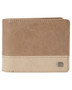 Billabong Faux Leather Bi-Fold Wallet ~ Dimension clay brown