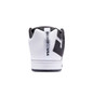 DC Shoes Men’s Leather Court Graffic Sneaker Colour White/Black