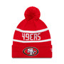 San Francisco 49ers Official Team Colour NFL Jake Knit Beanie Hat