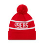 San Francisco 49ers Official Team Colour NFL Jake Knit Beanie Hat