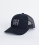 Hurley Seacliff Trucker Snapback Curve Peak Black Cap