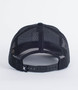 Hurley Seacliff Trucker Snapback Curve Peak Black Cap