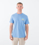 Hurley Divide T-Shirt Blue Short Sleeve