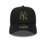 New York Yankees MLB League Essential Black 9FORTY A-Frame Trucker Adjustable Cap
