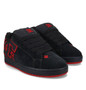 DC Shoes Leather Court Graffik Shoes Men Grey Red