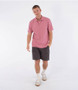 Hurley Mens Short Sleeve Beach Clay Polo Shirt