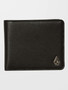 Volcom Slim Stone Large Black Wallet