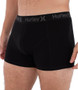 Hurley 3 Pack Mens Black 4-Way Stretch Boxer Briefs