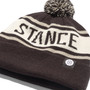 Stance Mens Cuff Knitted Pom Beanie ~ OG Pom black