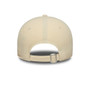 New York Yankees Womens Cord Pastel Cream 9FORTY Adjustable New Era Cap