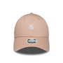 Womans New York Yankees Mini Logo 9Forty Adjustable Pink New Era Cap