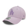 LA Dodgers Cap Adjustable Womens Logo 9Forty Metallic Purple New Era