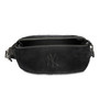 New York Yankees Tonal Cord Black Waist Bag