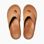 Reef Mens Cushion Bonzer tan Sandals