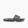 Reef Fanning Slide Mens Water Friendly Grey Sandals With Bottle Opener.