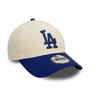 LA Dodgers Colour Block Cream 9FORTY Adjustable New Era Cap