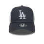 LA Dodgers League Essential Grey 9Forty A-Frame Trucker Cap