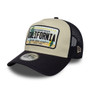 California Golden State Licence Plate 9Forty A-Frame Trucker Snapback Cap