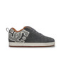 DC Shoes Leather Court Graffik Shoes Men Black Grey Gum