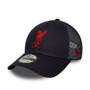 Liverpool FC Navy Blue 9Forty Trucker Adjustable Cap