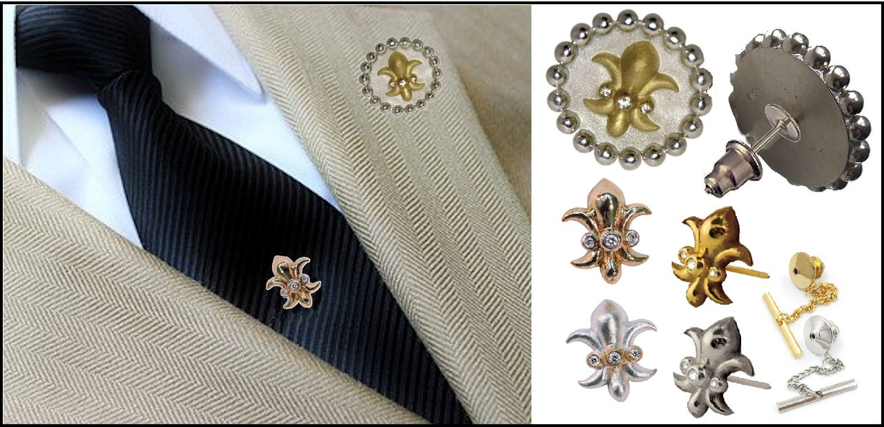 What are Different Types of Separate Lapel Tacs and Pin Backings