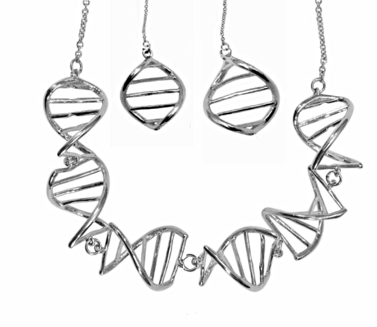DNA Strand Chain Necklace-18K