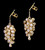 Grapes Drop Earrings-18K Gold and Diamonds Grapes Drop Earrings-18K Gold and Diamonds