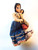 Mexican Mother & Child in Pappoose- Vintage Handmade Doll