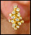 Grapes Huggie Earrings-18K Gold with Diamonds Grapes Huggie Earrings-18K Gold with Diamonds