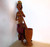 African Mother & Child- Stiring a Pot - Vintage Handmade Doll