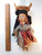 Vintage Portuguese Fish Seller Doll.  Opening/Closing Eyes & Basket on Head