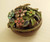 Flower and Bee Crystal Decorated Enamel Trinket Box