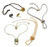Gemstone Daisy Clip Enhancer for Pearls or Cords. 18K Gold & Semi Precious Stone Necklace