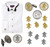 Fleur De Lis Tuxedo Shirt Studs: Diamonds in 14K Gold Fleur De Lis Tuxedo Shirt Studs: Diamonds in 14K Gold