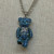 Sparkle, Wiggly, Teddy Bear Pendant/Necklace in Blue Crystals & Moving Arms & Legs Sparkle, Wiggly, Teddy Bear Pendant/Necklace in Blue Crystals & Moving Arms & Legs