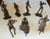 Set of 7 Brutalist Jazz Musicians, Band Sculpture Figurine Statues, Metal Art, Maybe Bronze, Origin Unknown