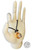 Leona's Healing Hands, Locket for Crystals or Essential Oils, Silver & 18K Gold Plate Leona's Healing Hands, Locket for Crystals or Essential Oils, Silver & 18K Gold Plate