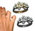 Grapes Ring, 14K Gold with Diamonds Grapes Ring, 14K Gold with Diamonds