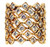 Square Stacking Rings- 18K Gold with Cubic Zirconia, CZ's Square Stacking Rings- 18K Gold with Cubic Zirconia, CZ's