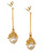 Dot Cap Pearl Drop Earrings- Sterling Silver Dot Cap Pearl Drop Earrings- Sterling Silver