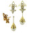 Fleur De Lis Earrings-18K Gold with Diamonds Fleur De Lis Earrings-18K Gold with Diamonds