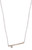 Dot & Line- 18K Gold with One Diamond Necklace Dot & Line- 18K Gold with One Diamond Necklace