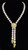 Grape Tips on Pearl Lariat: 18K Gold & Diamonds on Chinese Freshwater Pearls Grape Tips on Pearl Lariat: 18K Gold & Diamonds on Chinese Freshwater Pearls