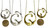 Ocean Wave Hoop Earrings-18K gold with diamonds- small Ocean Wave Hoop Earrings-18K gold with diamonds- small