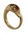 Calla Lily Ring-18K Gold with Diamond Center