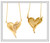 Hearts-Lucky Break Necklace-Small-18K Gold with Diamonds Hearts-Lucky Break Necklace-Small-18K Gold with Diamonds