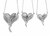 Hearts-Lucky Break Necklace-Small-Sterling & Diamonds, 18K gold or rhodium plate Hearts-Lucky Break Necklace-Small-Sterling & Diamonds, 18K gold or rhodium plate
