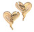 Hearts-Lucky Break Earrings-14K Gold with Overflowing Diamonds Hearts-Lucky Break Earrings-14K Gold with Overflowing Diamonds