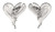 Hearts-Lucky Break Earrings-14K Gold with Overflowing Diamonds Hearts-Lucky Break Earrings-14K Gold with Overflowing Diamonds